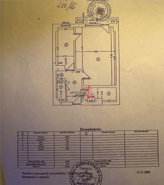 Pantelimon, garsoniera decomandata, etaj intermediar, an 1983,